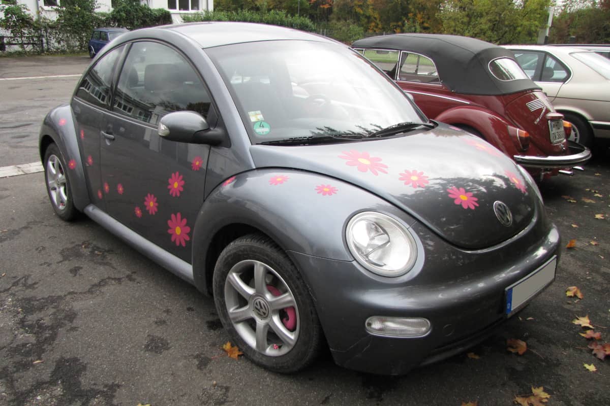 VW Beetle - Himmel in Pink - Waskey Sattlerei und Polsterei